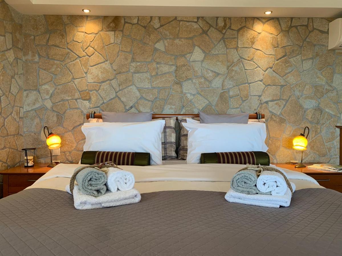 Doormat# Wait 'N Sea, Jacuzzi, Luxury Stone House Apartment Epanomí Ngoại thất bức ảnh