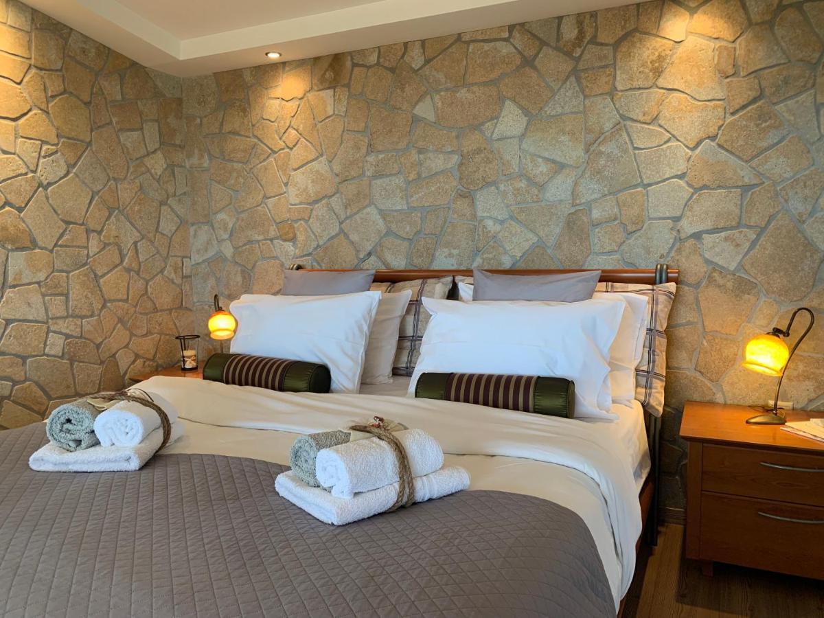 Doormat# Wait 'N Sea, Jacuzzi, Luxury Stone House Apartment Epanomí Ngoại thất bức ảnh