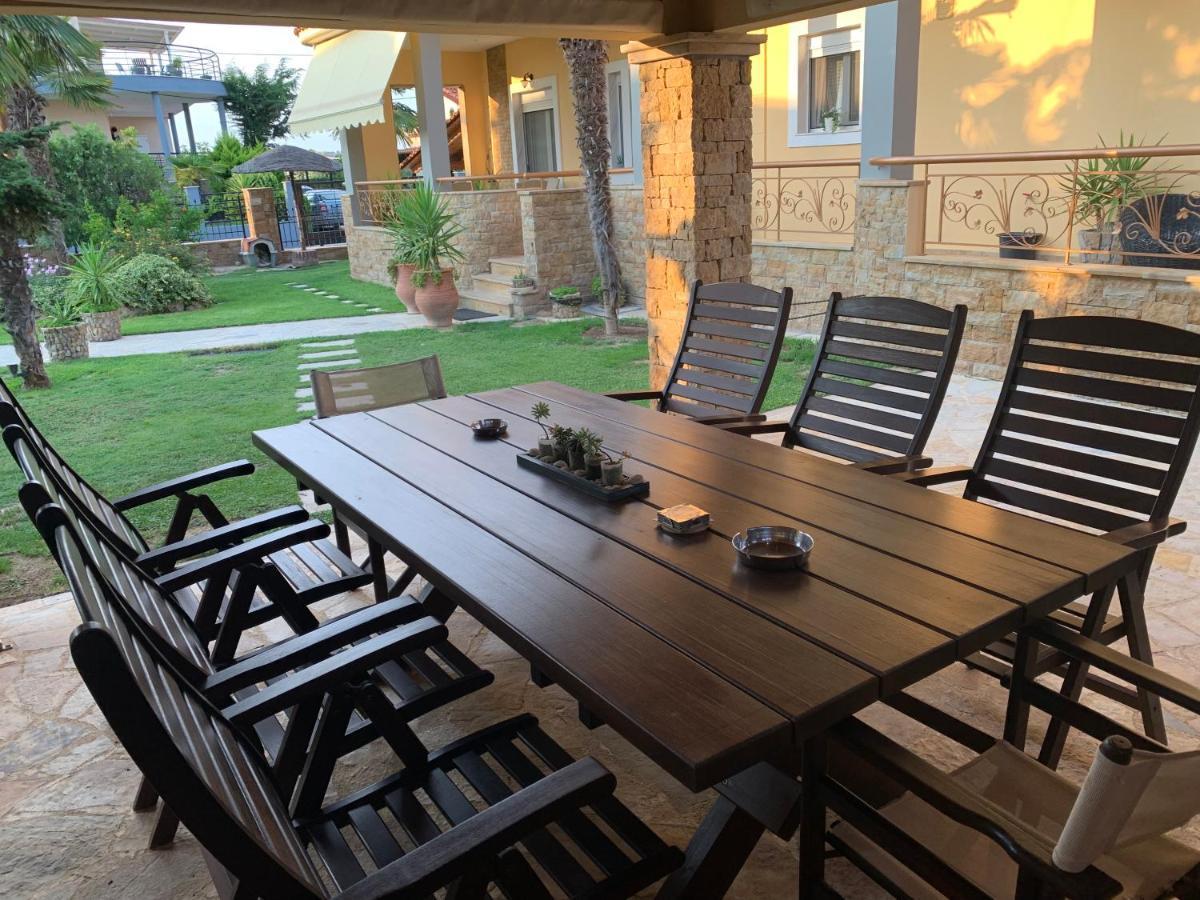 Doormat# Wait 'N Sea, Jacuzzi, Luxury Stone House Apartment Epanomí Ngoại thất bức ảnh