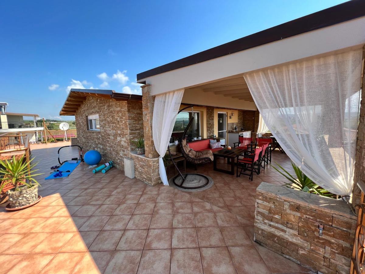 Doormat# Wait 'N Sea, Jacuzzi, Luxury Stone House Apartment Epanomí Ngoại thất bức ảnh