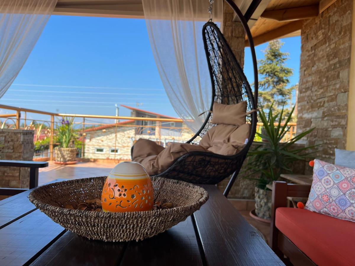 Doormat# Wait 'N Sea, Jacuzzi, Luxury Stone House Apartment Epanomí Ngoại thất bức ảnh